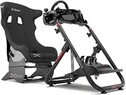 Extreme Sim Racing Wheel Stand Cockpit SXT V2 Racing Simulator - Black Edition For Logitech G25, G27, G29, G920, Thrustmaster And Fanatec - Heavy Dutty and Foldable
