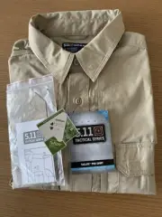 5.11 Tactical Taclite Pro Short-Sleeve Button Up Shirt, 71175 Men’s XL TDU KHAKI
