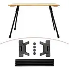 4x Camping Table Legs Portable DIY Modern Camping Desk Legs for Coffee Table