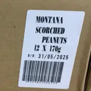 BULK CHOCOLATE SCORCHED PEANUTS 12x 170g PACKS BY MONTANA CONFECTIONERY NEW AUS