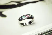 在飛比找Yahoo!奇摩拍賣優惠-象泰泰 ❖ 鑲施華洛世奇  純銀戒指 925純銀飾品 TSI
