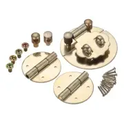 Decorative Hinges & Latch Hasp Clasp Antique Vintage Jewelry Box Hasp Hardware