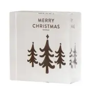 Mini Lucite Block Merry Christmas Pack of 4 Size 2 in SQ