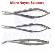 Microsurgery Noyes Spring Action Scissors Ophthalmic Shears Dental Castroviejo