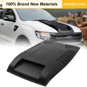 Matt Black Bonnet Scoop Hood Vent Raptor Style For Ford Ranger PX1 T6 2012-2015