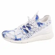 Louis Vuitton Sneakers Zip Lane Line Denim Tie-Dye Monogram Shoes 6
