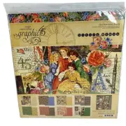 Graphic 45 LITTLE WOMEN 12X12 Paper Collection Pack Girls Sisters 2018 Retired