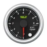 Hulk 4x4 52mm Exhaust Temperature Gauge 12 Volt 10 Colour Illumination - HU8405