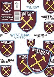 West Ham United FC Text Gift Wrap