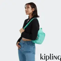 在飛比找momo購物網優惠-【KIPLING官方旗艦館】亮眼綠松石色休閒後背包-DELI