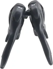 YEJIANGHUA Cycling 7/8/9/10 Speed Shifter Bicycle Dual Control Levers Road Bike Shift Lever Derailleur Compatible Fit for 22.2-23.8mm Handlebar (Color : Double 10 speeds)