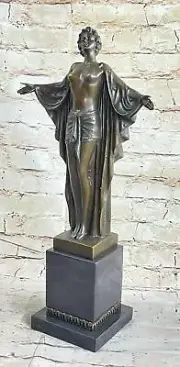 "Nude Awakening" Classic Lost Wax Bronze Sculpture by J Philippe Deal Artwork