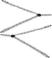 [GALPADA] 2pcs Adjustable Y-back Suspenders for Boys and Girls Piano Key Print Braces Elastic and Clip Design for Boys School and Outdoor Activities