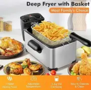 deep fryer stainless steel electric 3.2Qt