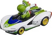 Carrera Go 20064183 Slot Car Nintendo Mario Kart-P-Wing-Yoshi, Multicoloured