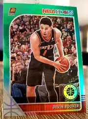 Devin Booker 2019-20 Panini NBA Hoops Premium Stock Green Prizm #149 PHOENIX...