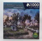 Puzzle The Art Of Dennis Lewan 1000 Piece “Somewhere In Time” Victorian Houses
