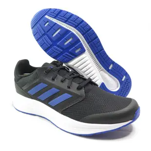 ADIDAS GALAXY 5 男款 慢跑鞋 FW5706 黑藍 大尺碼【iSport愛運動】