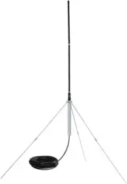 1/4 Wave Outdoor GP Antenna for FM Transmitter, Professional Waterproof black