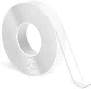 Double Sided Tape, 16.7ft Transparent Nano Tape, Multipurpose Removable Mounting