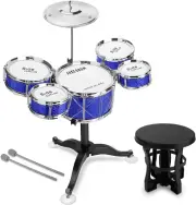 Toddler Drum Set Kids Jazz Drum Kit 8 Piece - Educational Percussion Musical Ins