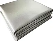 Faraday Fabric-EMI RFID Shielding Earth Grounding-Block WiFi/RF Anti-Radiation Military Grade for Radiowave Microwave and Other Electromagnetic Fields 197"x43" inch