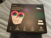 Bright™ Wi-Fi Multi-Colour LED Smart Bulbs and Plug Kit New box with extra bulb
