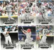 1993 LEAF DOMINATORS COMPLETE MINT INSERT SET {1~10} BV$20.00
