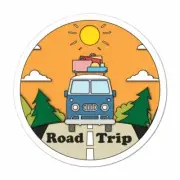 Road Trip Car Sticker Decal Van Adventure Hippie Explore Sunset Aussie Trip