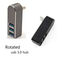 在飛比找蝦皮購物優惠-可旋轉usb擴充器 迷你便攜式3.0 usb hub分線器 