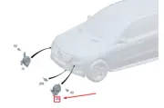 MERCEDES-BENZ GLE W167 Tweeter Horn Signal A0005424900 NEW GENUINE
