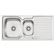 OLIVERI 1 1/2 DBL BOWL SINK LH EE01
