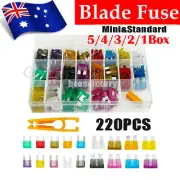 5/1Box Car Blade Fuse 2-35A Mini Car Fuses Blade Auto Car Truck Assortment Fuse