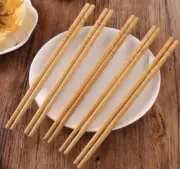 Bamboo Chopsticks 2 Pair Set uniQue Design Utensils Kitchen Dining Japanese