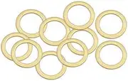 Aeroflow Brass Crush Washer Metric M16 16mm Id Suit M16 Thread 10 Pac - AF181-16