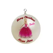 Personalized Barbie Doll Christmas Ornament Custom Gift #4