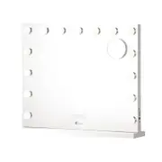 Oikiture Makeup Mirror 60x52cm Bluetooth Hollywood Vanity Wall Mirrors