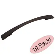 *10 Pack* Cosmas Cabinet Hardware Oil Rubbed Bronze Arch Pulls #3200-128ORB