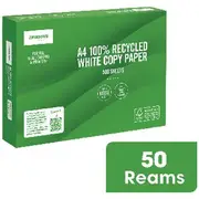 J. Burrows 100% Recycled A4 Paper 50 Ream Half Pallet