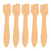 5 Pcs Facial Mask Spatula Bamboo Spoon Set Mini Makeup Face Scoop Accessories