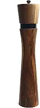 Classica Acacia and Black Steel Salt and Pepper Grinder, 25cm