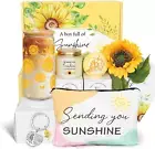 Sunflower Gift Baskets for Women - Birthday, Get Well Soon, Self Care Gifts