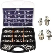 Grease Nipple Assortment | Grease Fittings Kit Assortment,Sturdy Mechanical Maintenance Tool Set Lubrication Accessories for Machinery Equipment Car Trucks