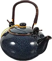 Kichvoe teapot handle pot boil water kettle pottery teapot tea pot ceramic japanese tea kettle ceramic teakettle small teapot japanese tea pots large teapot ceramics unique hot teapot
