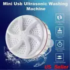 Travel Mini Portable Washing Machine Ultrasonic Turbine USB Laundry Washer 30W