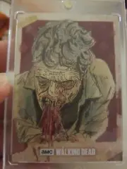 2018 Topps Walking Dead 1/1 One Of One Walker Sketch Card Marsha Parking Auto