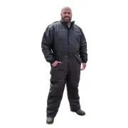 Men's Mossi One Piece Snowsuit 1 Piece Snow Suit Black Winter Snowmobile Hunting