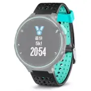 Watch Strap for Garmin Forerunner 220 230 235 630 620 735XT Light Blue Black