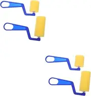 2sets Painting Sponge Rollers for Boys and Girls 12 Sponges Craft Roller Art Painting Supplies Set 2pcs*2
