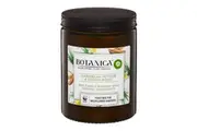 Airwick Botanica 500g Scented Woody Wax Candle XL Caribbean Vetiver & Sandalwood